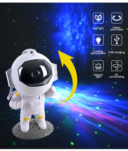 Mini Astronaut Galaxy Star Projector