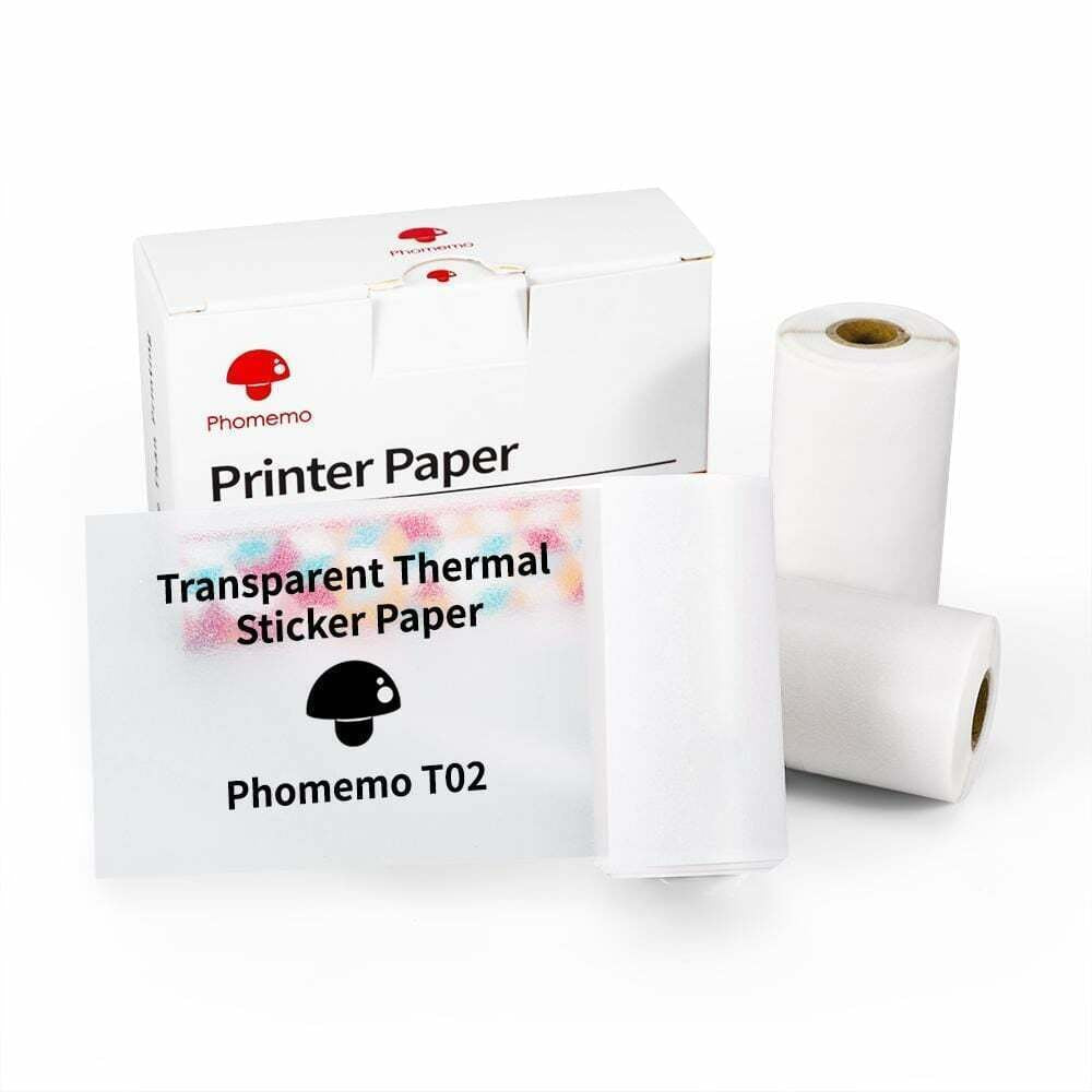  Portable Pocket Mini Thermal Printer Photo Inkless Bluetooth Home